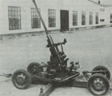 40mm Bofors antiaircraft gun model 1930.