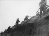 Crossing an antitank ditch. October 1941.