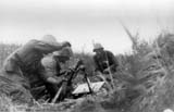 60mm mortar in firing position at Don's Bend.