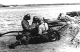 Tun anticar Breda pe tarmul Marii Azov. Iunie 1942.