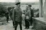 General Corneliu Dragalina with members of his staff, still having the rank of major general.