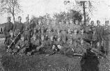 Infantry platoon, a week before departing for the front in 1941. One of the soldiers is carrying a ZB-30 LMG without the clip