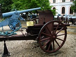75mm Krupp gun model 1904 on display at the National Military Museum in Bucharest