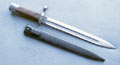 Bayonet of Mannlicher rifle model 1895.