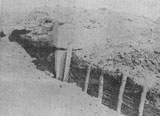 Concrete fortifications destroyed by Romanian artillery