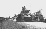 R-2 tanks from the 1st Armored Division near Odessa