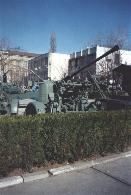 Tun anti-aerian Rheinmetall 37 mm model 1939 in curtea Muzeului Militar National