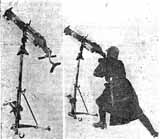 AA firing position with Schwartzlose heavy machine-gun.